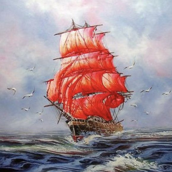 *SALE* 4/$20 Rough‎ Seas Diamond Painting Kit - Picture 1 of 1